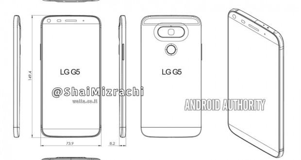 LG G5 render