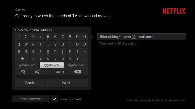 Netflix Android TV Smart Lock