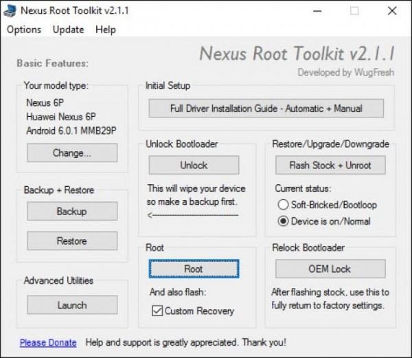 Nexus Root Toolkit 2.11