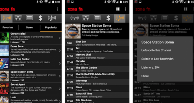 SomaFM app Android
