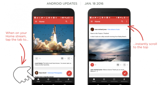 Google Plus per Android 7.1