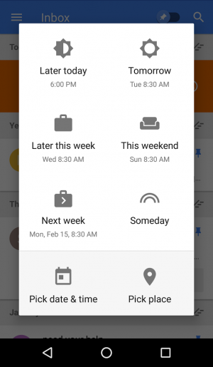 Inbox per Android Snooze (1)