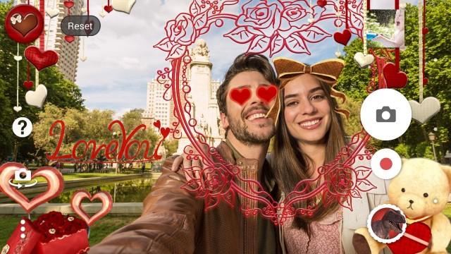 Sony pubblica sul Play Store l'effetto AR ispirato a San Valentino