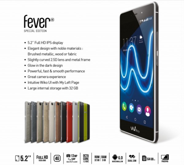 wiko fever edition