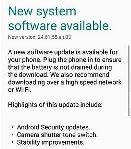 Android 6.0 Marshmallow Motorola Moto G 3° Gen