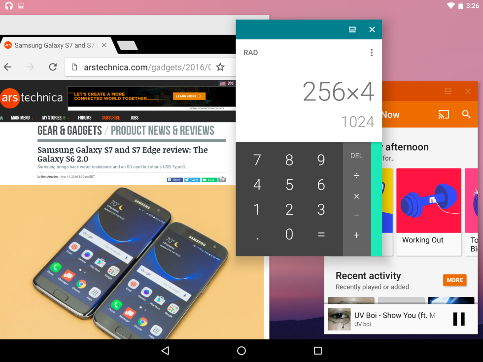 Android N multi windown a finestre