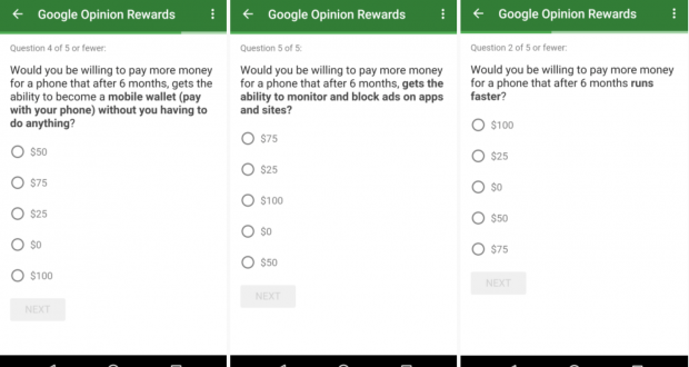 Google sfrutta Opinion Rewards per avere feedback sui possibili prezzi di Project Ara