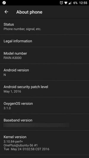 OnePlus 3 Android N