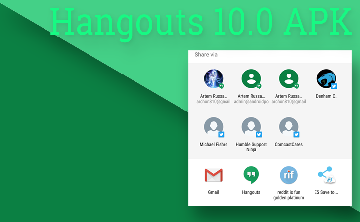 Hangouts 10.0