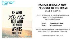 Honor 8 evento presentazione virtuale