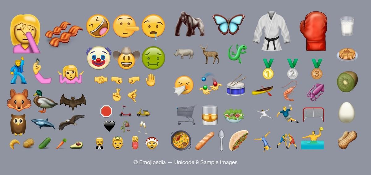 Unicode 9.0 72 nuove emoji