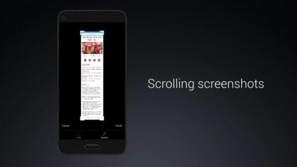 scrolling screenshot