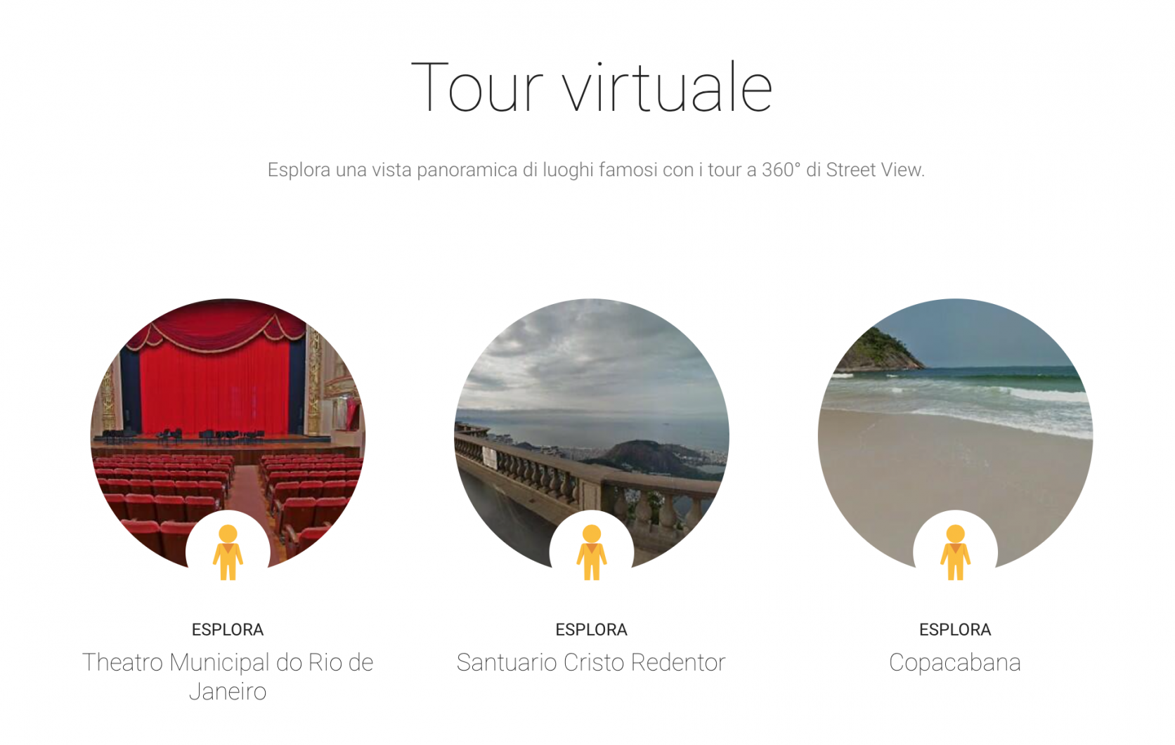 Tour virtuale Rio de Janeiro
