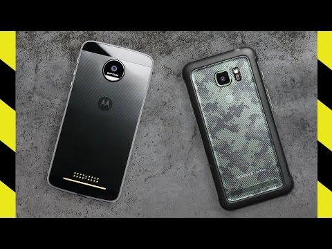 Motorola Moto Z Force e Samsung Galaxy S7 Active si affrontano in un drop test
