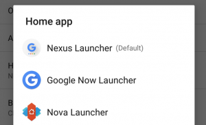 Nexus Launcher