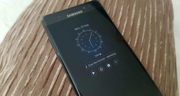 Samsung Galaxy Note 7 Always On Display