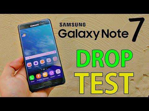 Samsung Galaxy Note 7 drop test