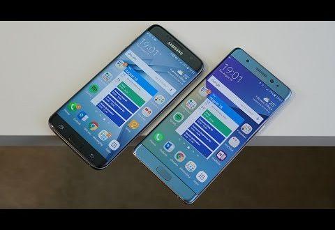 Samsung Galaxy Note 7 vs Samsung Galaxy S7 edge