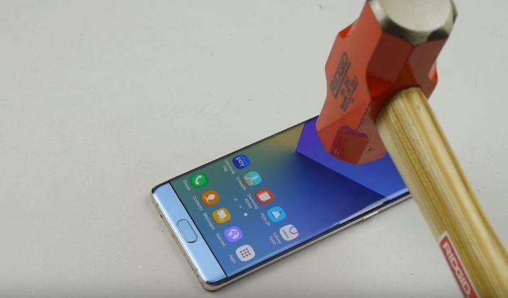Samsung Galaxy Note 7 vs martello