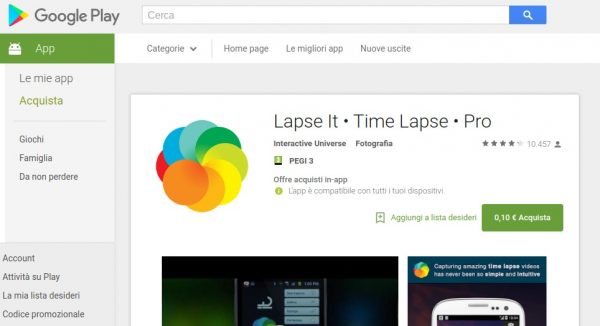 Lapse It • Time Lapse • Pro   App Android su Google Play