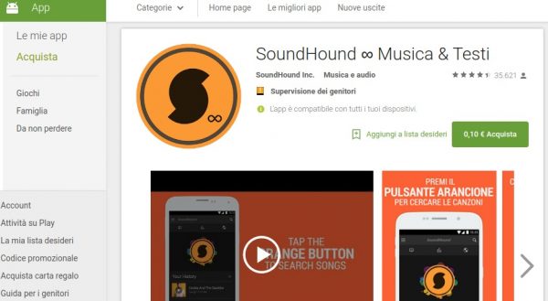 SoundHound ∞ Musica   Testi   App Android su Google Play