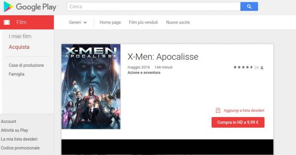 X Men  Apocalisse   Film su Google Play
