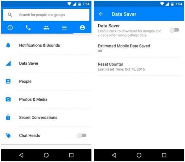 facebook messenger data saver