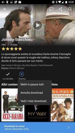 netflix per android offline