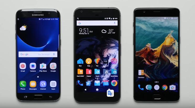 OnePlus 3T vs Samsung Galaxy S7 Edge vs Google Pixel XL
