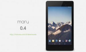 Maru OS 0.4 Nexus 7 2013