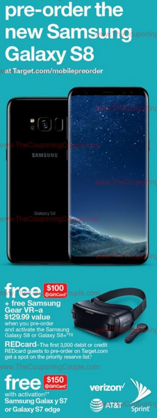 Samsung Galaxy S8 pubblicità