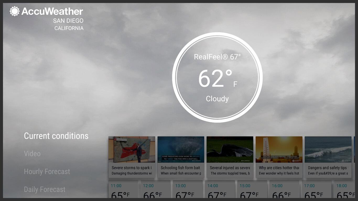 AccuWeather Android TV