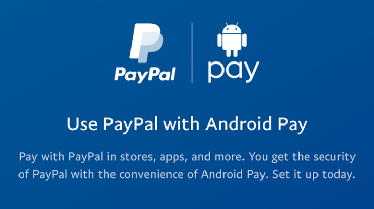 Android Pay supporta PayPal