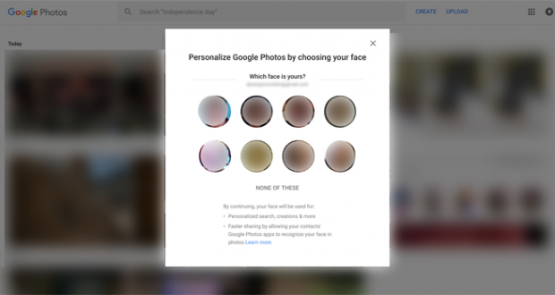 Google Foto suggerimenti di condivisione