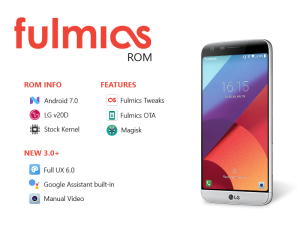 LG G5 Fulmics ROM 3.0