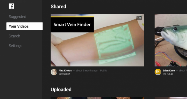 Facebook Android TV