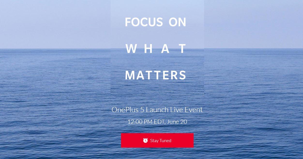 OnePlus 5 presentazione