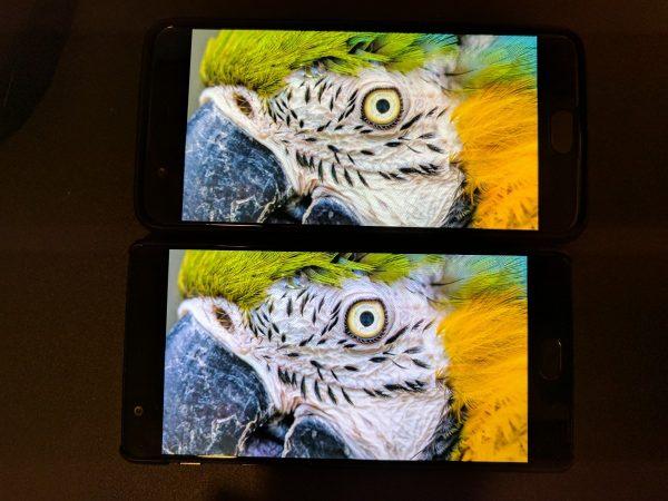 OnePlus 5 vs OnePlus 3T display DCI-P3