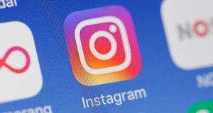 Instagram app on an iPhone.