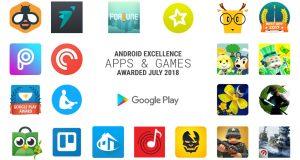 Eccellenze Android luglio 2018