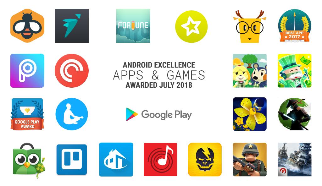 Eccellenze Android luglio 2018