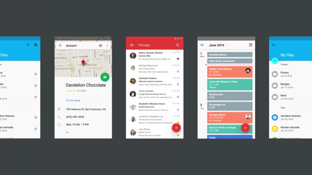 Google Apps Material Design 2