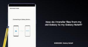 Samsung Galaxy Note 9 Smart Switch
