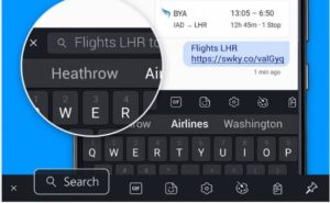 SwiftKey ricerca Bing