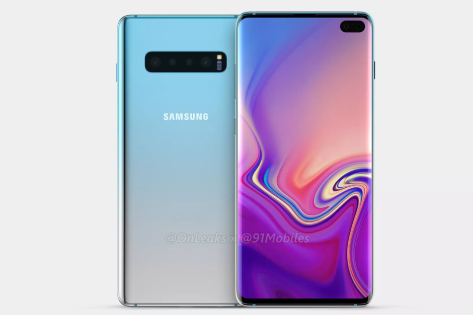 Samsung Galaxy S10+ render