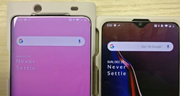 OnePlus 7 accanto a OnePlus 6T