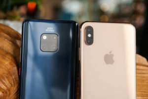 iPhone Xs Max e Huawei Mate 20 Pro