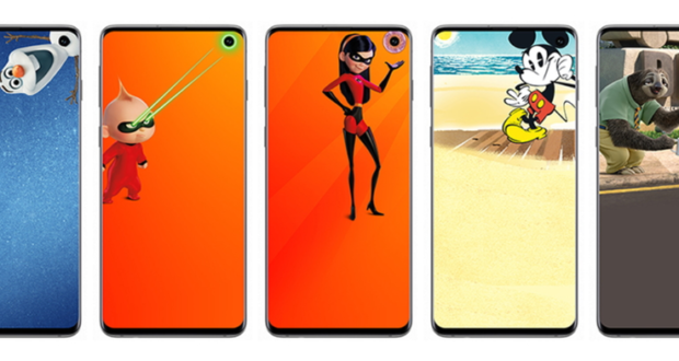 Samsung Galaxy S10 sfondi Disney Pixar