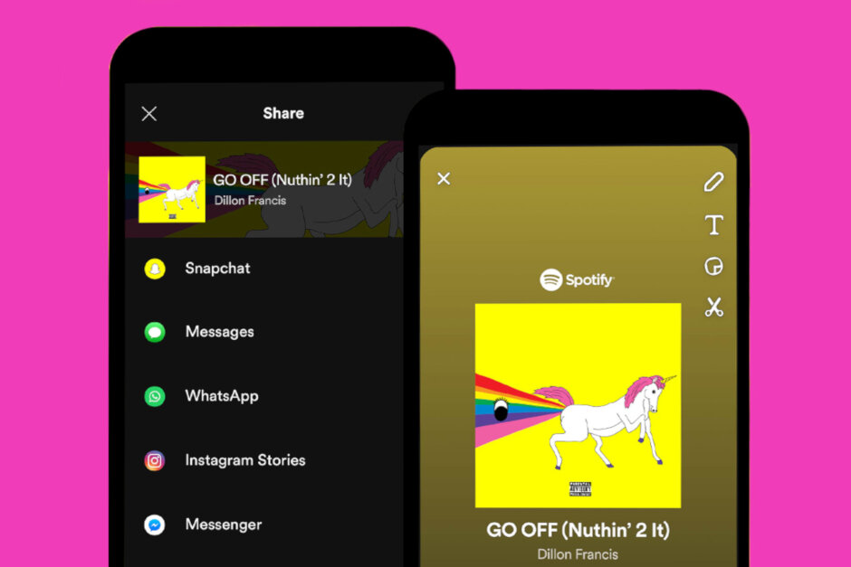 Spotify integrazione Snapchat