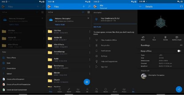 OneDrive per Android Dark Mode (1)